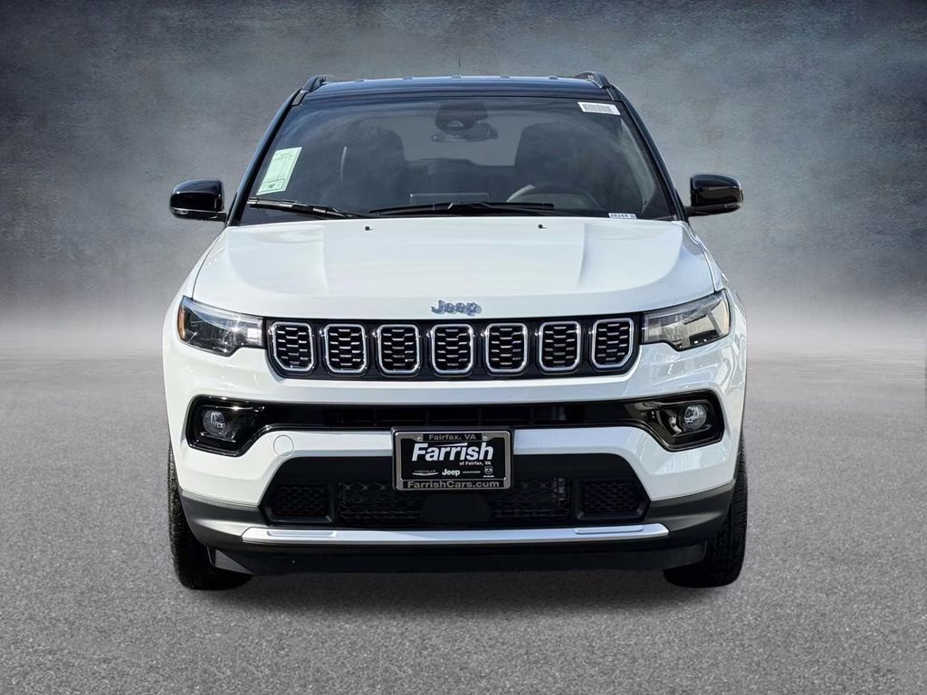 2026 Bright White Clearcoat Jeep Compass Limited 4X4 SUV