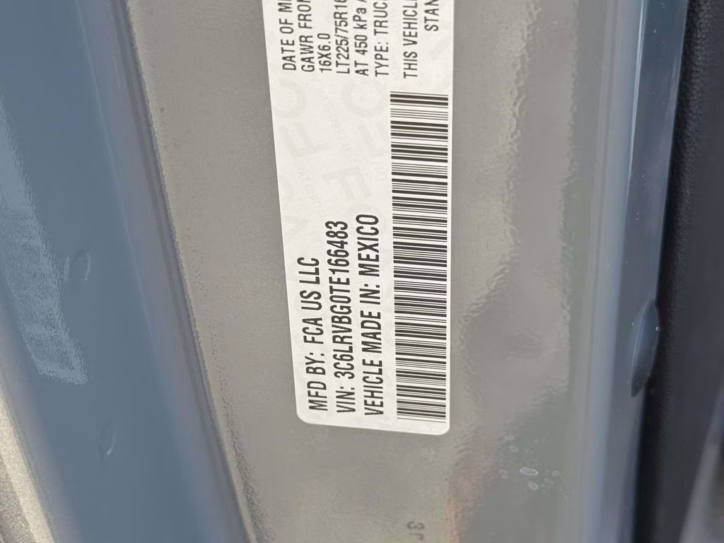 2026 Ceramic Gray Clearcoat Ram ProMaster 1500 Base FWD Van