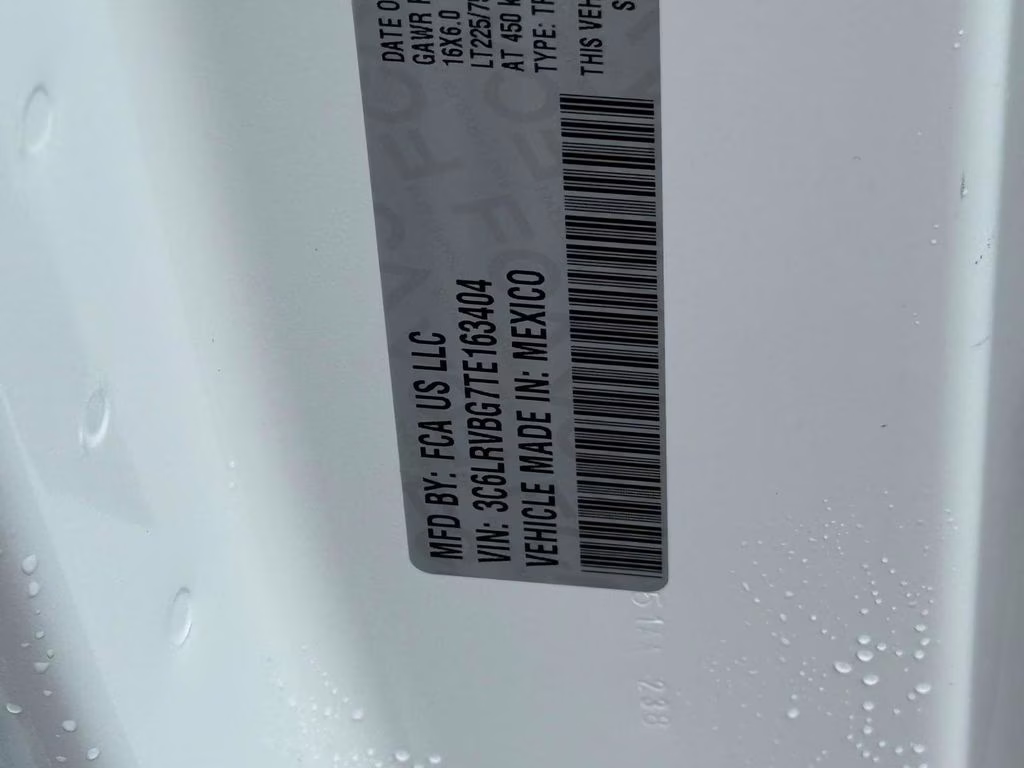 2026 Bright White Clearcoat Ram ProMaster 1500 Base FWD Van
