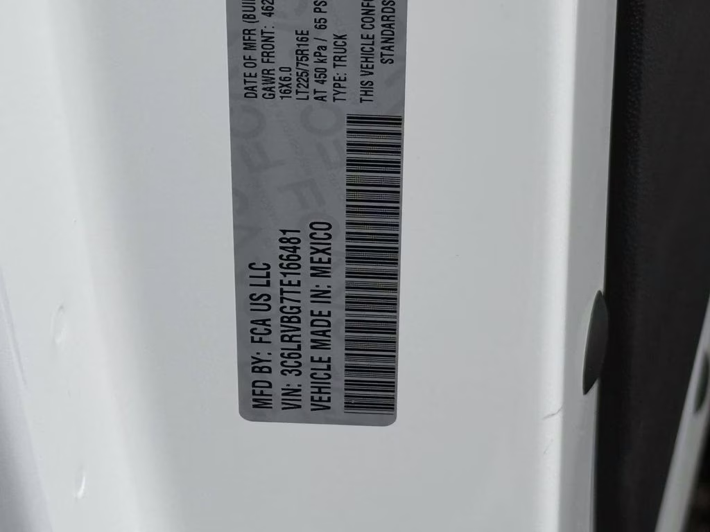 2026 Bright White Clearcoat Ram ProMaster 1500 Base FWD Van