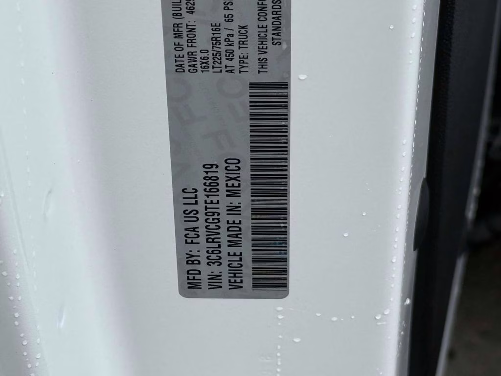 2026 Bright White Clearcoat Ram ProMaster 2500 High Roof FWD Van