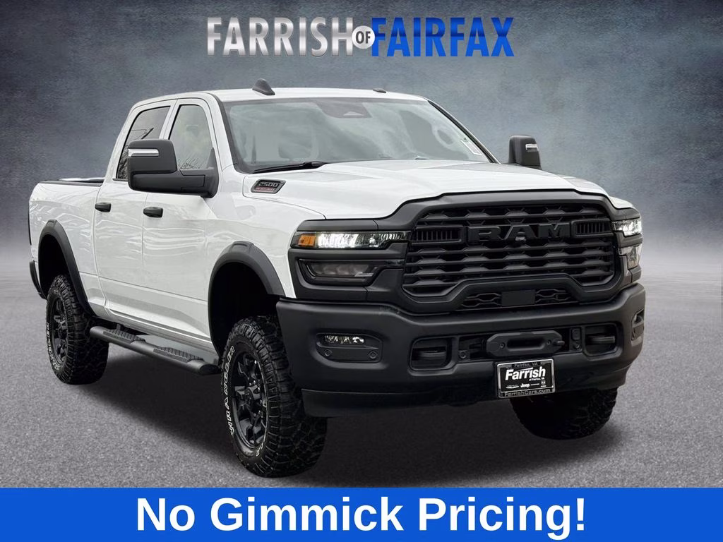 2026 Bright White Clearcoat Ram 2500 Tradesman 4X4 Truck