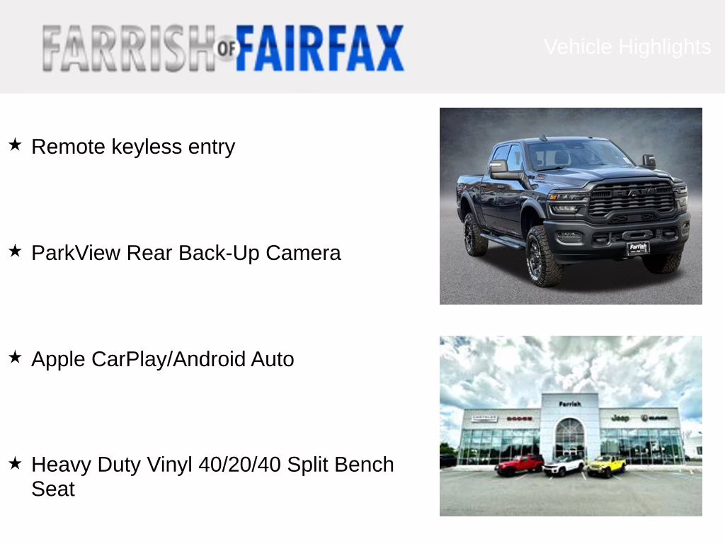 2026 Forged Blue Metallic Ram 2500 Tradesman 4X4 Truck