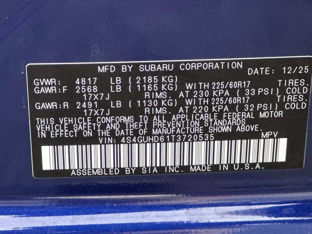 2026 Sapphire Blue Pearl Subaru Crosstrek Premium AWD SUV