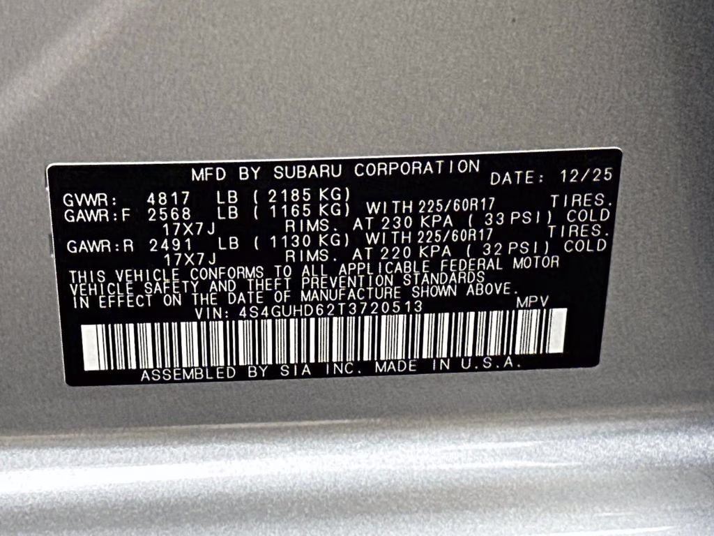 2026 Ice Silver Metallic Subaru Crosstrek Premium AWD SUV
