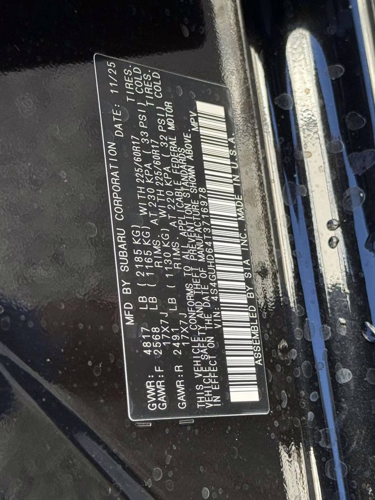 2026 Crystal Black Silica Subaru Crosstrek Premium AWD SUV