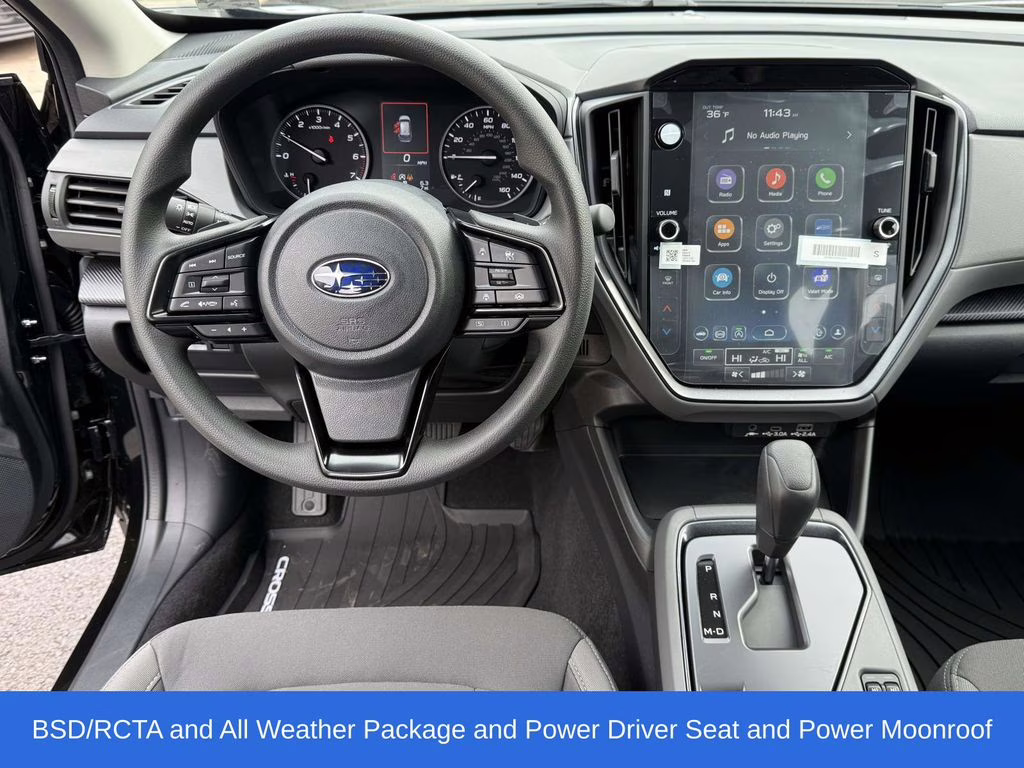 2026 Crystal Black Silica Subaru Crosstrek Premium AWD SUV