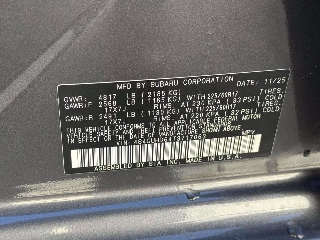 2026 Magnetite Gray Metallic Subaru Crosstrek Premium AWD SUV
