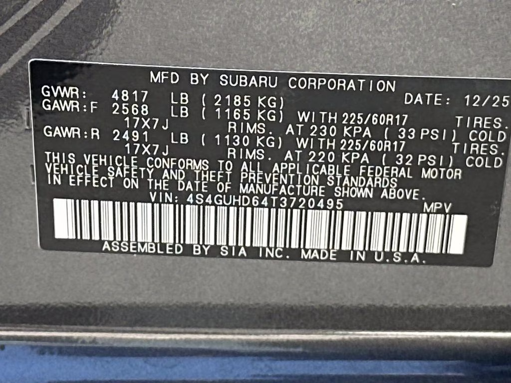 2026 Magnetite Gray Metallic/Crystal Black Silica Subaru Crosstrek Premium AWD SUV