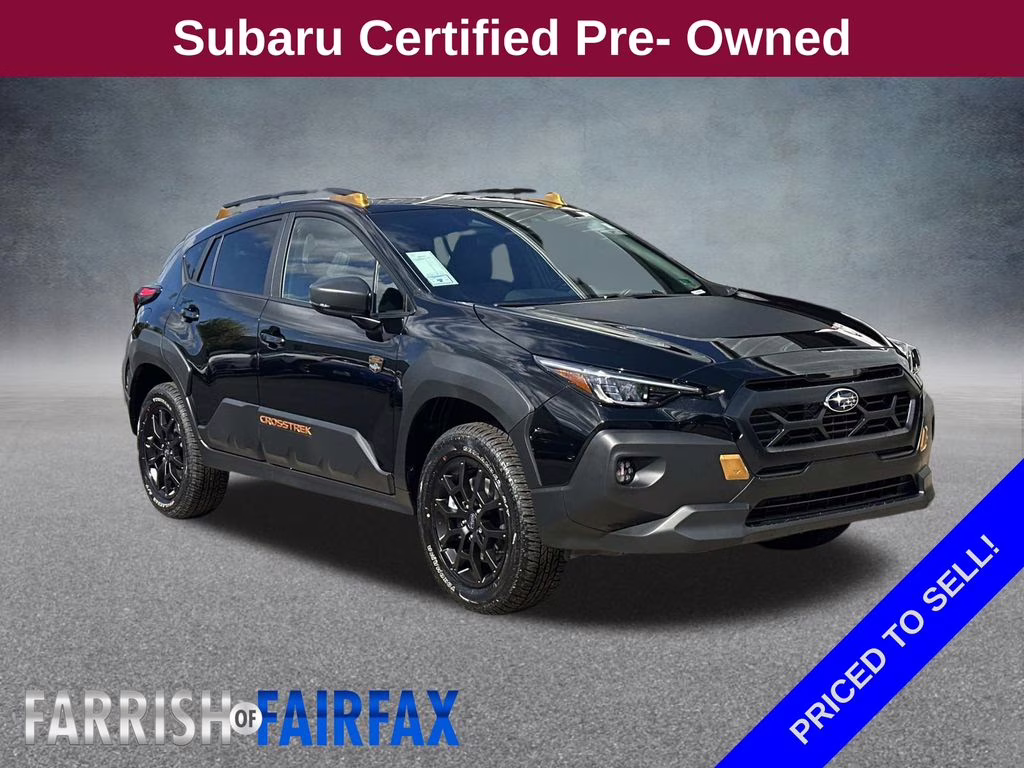2026 Crystal Black Silica Subaru Crosstrek Wilderness AWD SUV