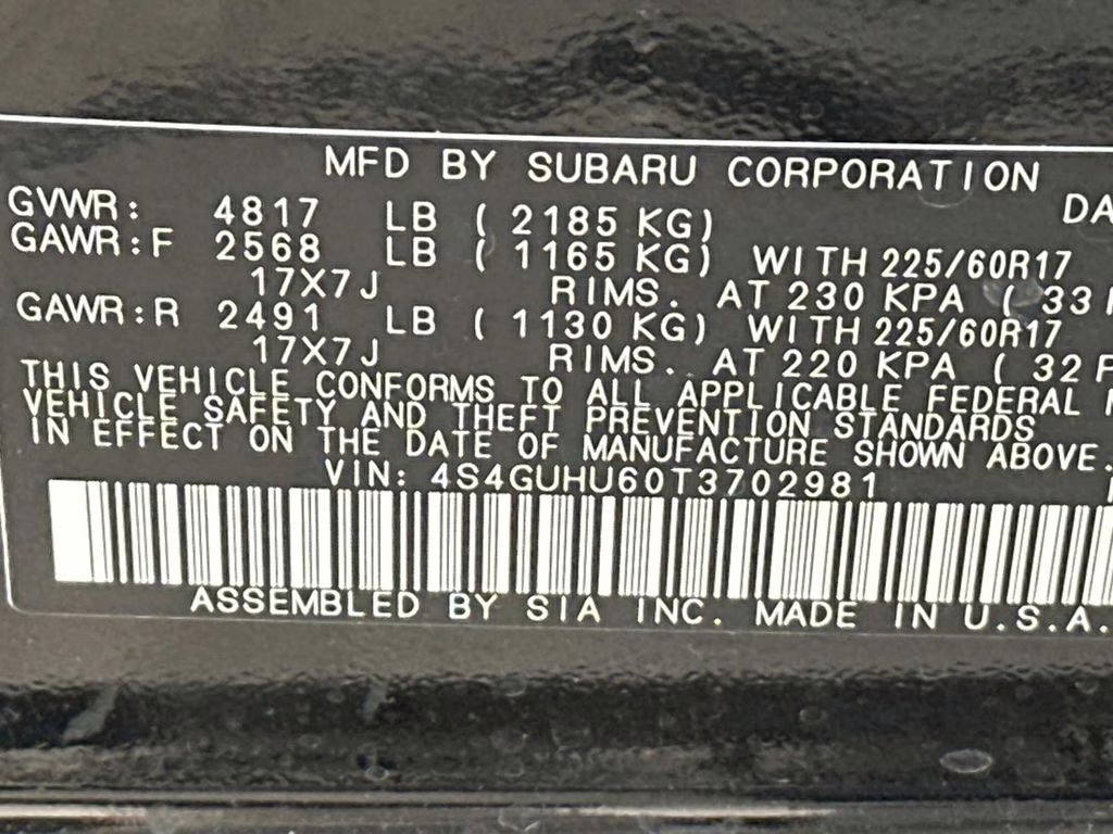 2026 Crystal Black Silica Subaru Crosstrek Wilderness AWD SUV