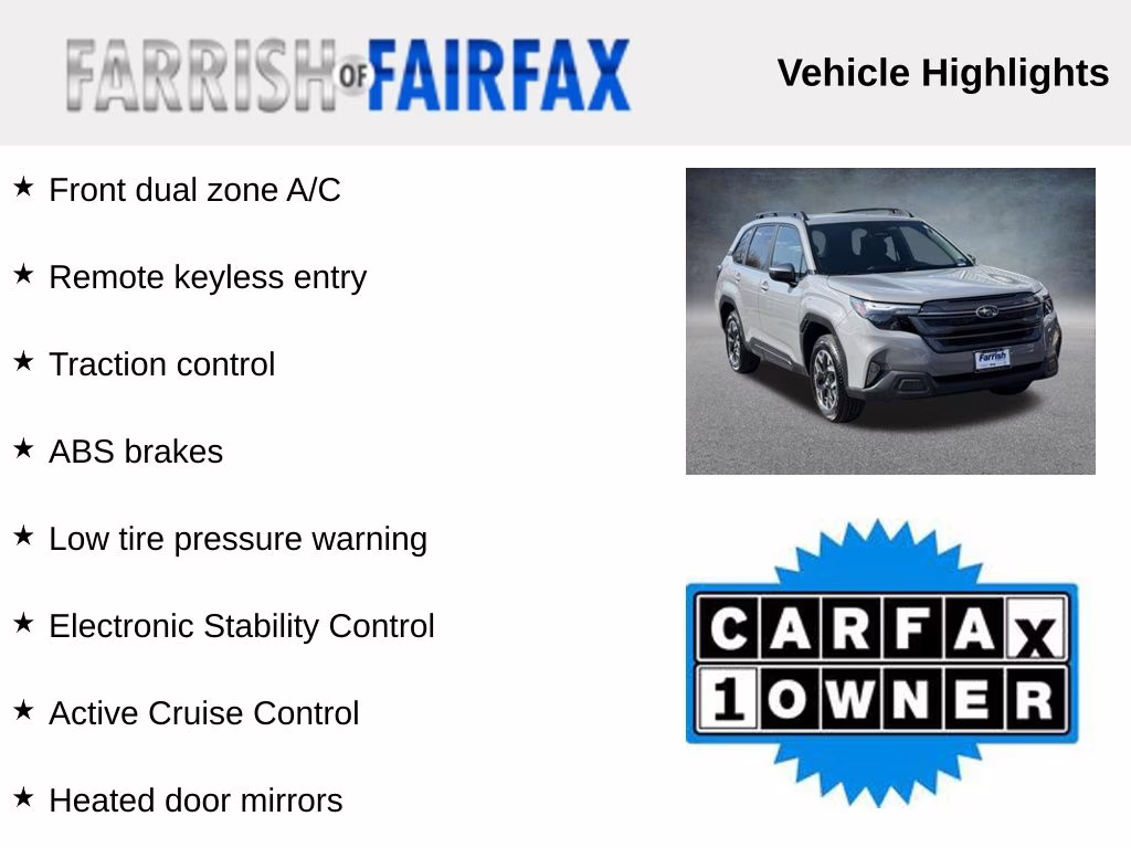 2026 River Rock Pearl Subaru Forester Premium AWD SUV