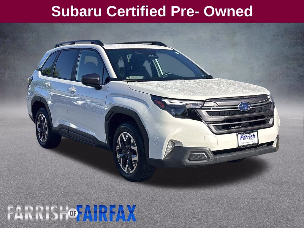 2026 Crystal White Pearl Subaru Forester Premium AWD SUV