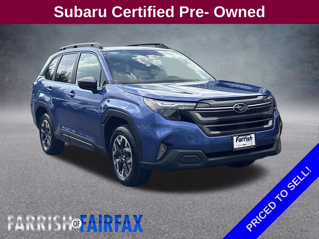 2026 Daybreak Blue Pearl Subaru Forester Premium AWD SUV