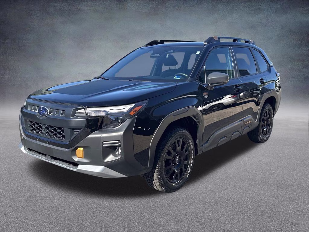 2026 Crystal Black Silica Subaru Forester Wilderness AWD SUV