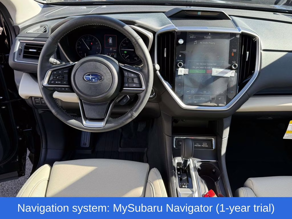 2026 Crystal Black Silica Subaru Ascent Limited AWD SUV