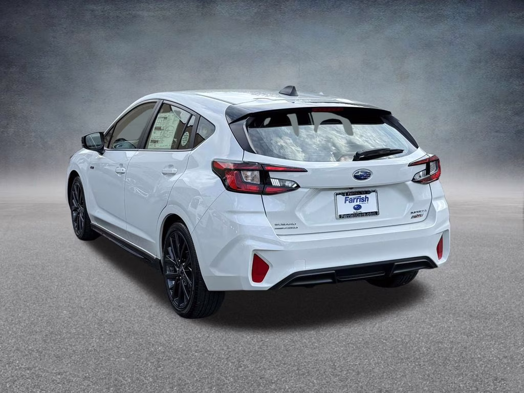 2025 Crystal White Pearl Subaru Impreza 2.5RS AWD Hatchback
