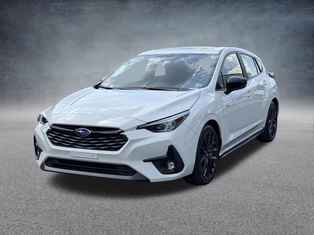 2025 Crystal White Pearl Subaru Impreza 2.5RS AWD Hatchback