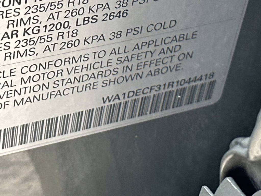 2024 Gray Audi Q3 Premium AWD SUV