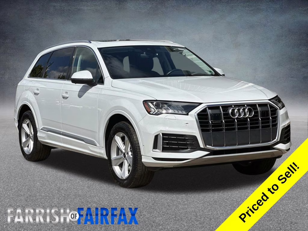 2024 Carrara White Audi Q7 45 Premium Plus AWD SUV