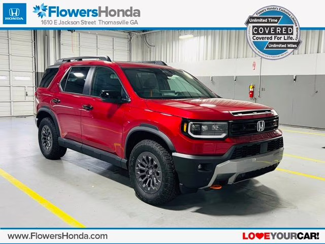 2026 Radiant Red Metallic II Honda Passport TrailSport SUV