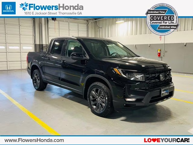 2026 Crystal Black Pearl Honda Ridgeline Sport AWD Truck