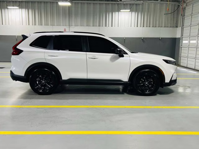 2026 Platinum White Pearl Honda CR-V Hybrid Sport-L FWD SUV