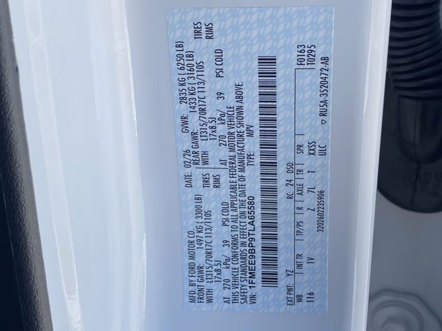 2026 Oxford White Ford Bronco Badlands 4X4 Convertible