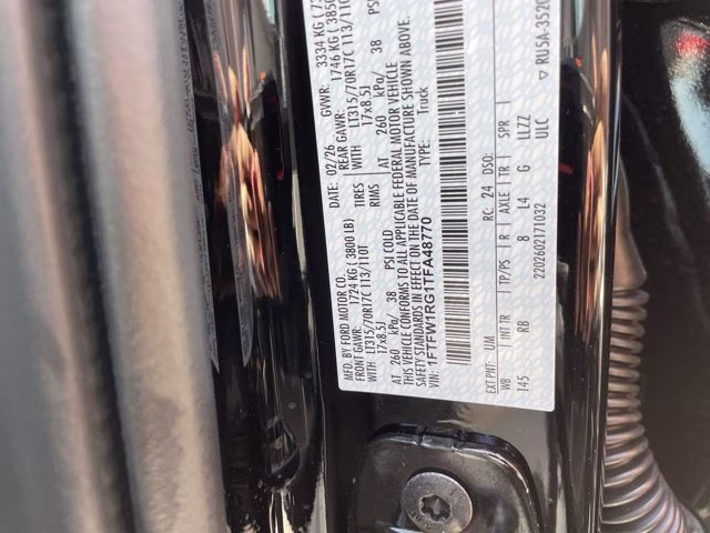 2026 Agate Black Metallic Ford F-150 Raptor 4X4 Truck
