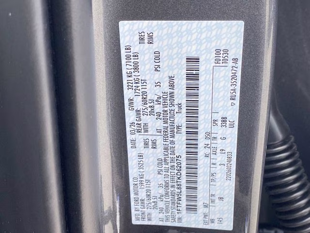 2026 Carbonized Gray Metallic Ford F-150 LARIAT 4X4 Truck