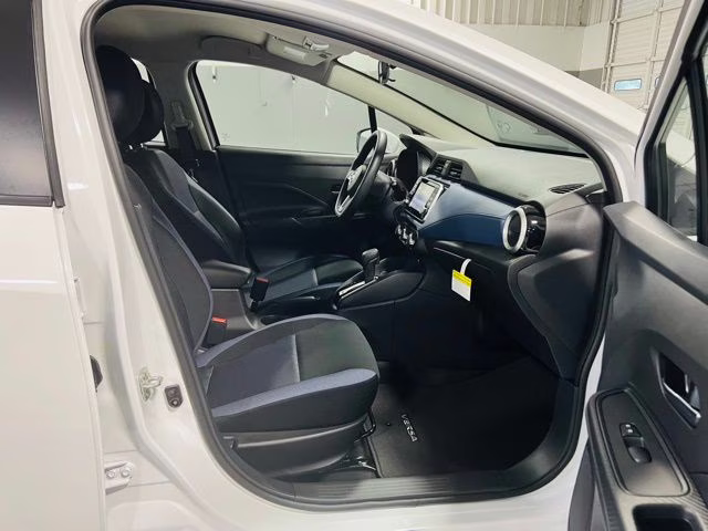 2025 Aspen White Tricoat Nissan Versa 1.6 SV FWD Sedan