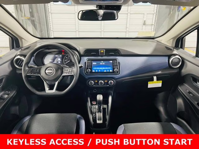2025 Aspen White Tricoat Nissan Versa 1.6 SV FWD Sedan