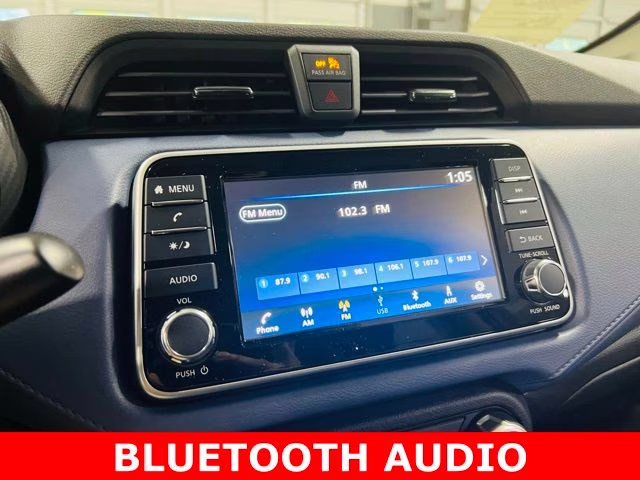 2025 Aspen White Tricoat Nissan Versa 1.6 SV FWD Sedan