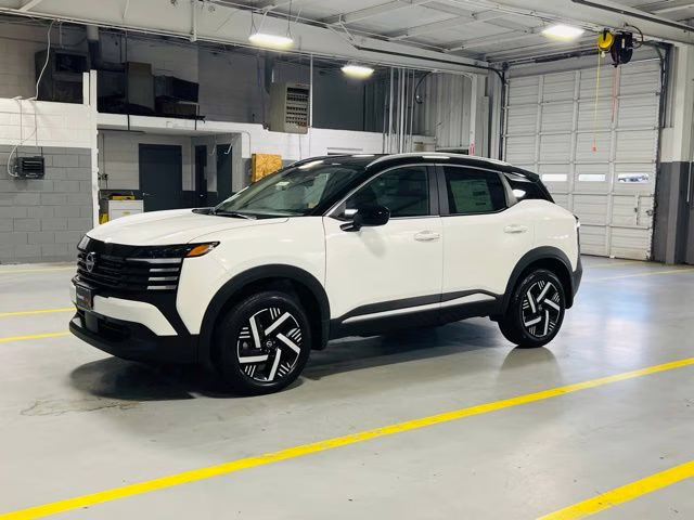 2026 Aspen White/Super Black Nissan Kicks SV FWD SUV