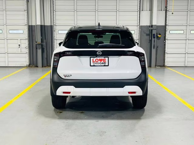 2026 Aspen White/Super Black Nissan Kicks SV FWD SUV