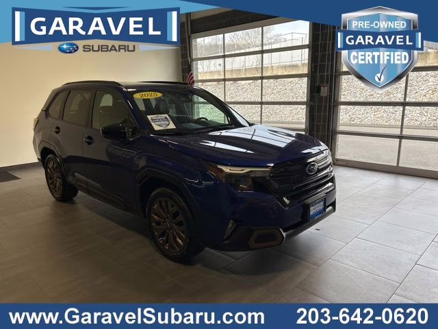2025 Sapphire Blue Pearl Subaru Forester Sport AWD SUV