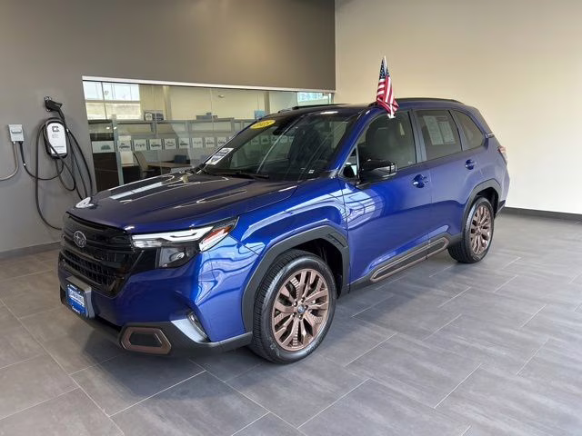 2025 Sapphire Blue Pearl Subaru Forester Sport AWD SUV