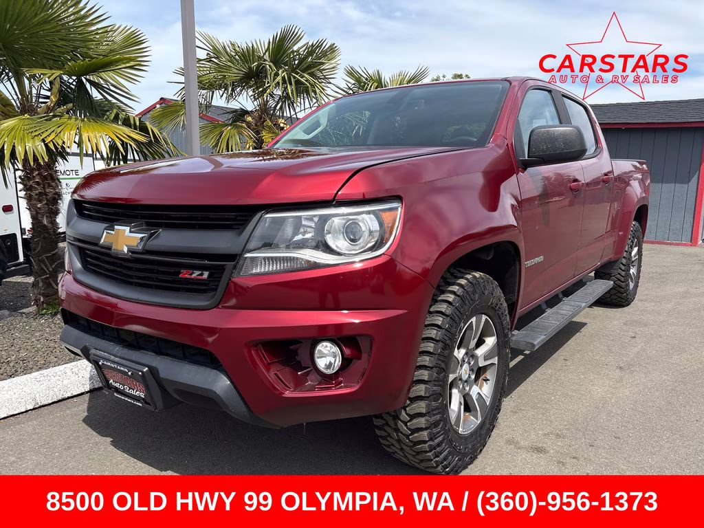 2018 Cajun Red Tintcoat Chevrolet Colorado Z71 4X4 Truck