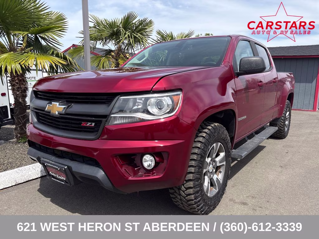 2018 Cajun Red Tintcoat Chevrolet Colorado Z71 4X4 Truck
