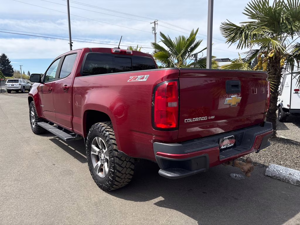 2018 Cajun Red Tintcoat Chevrolet Colorado Z71 4X4 Truck