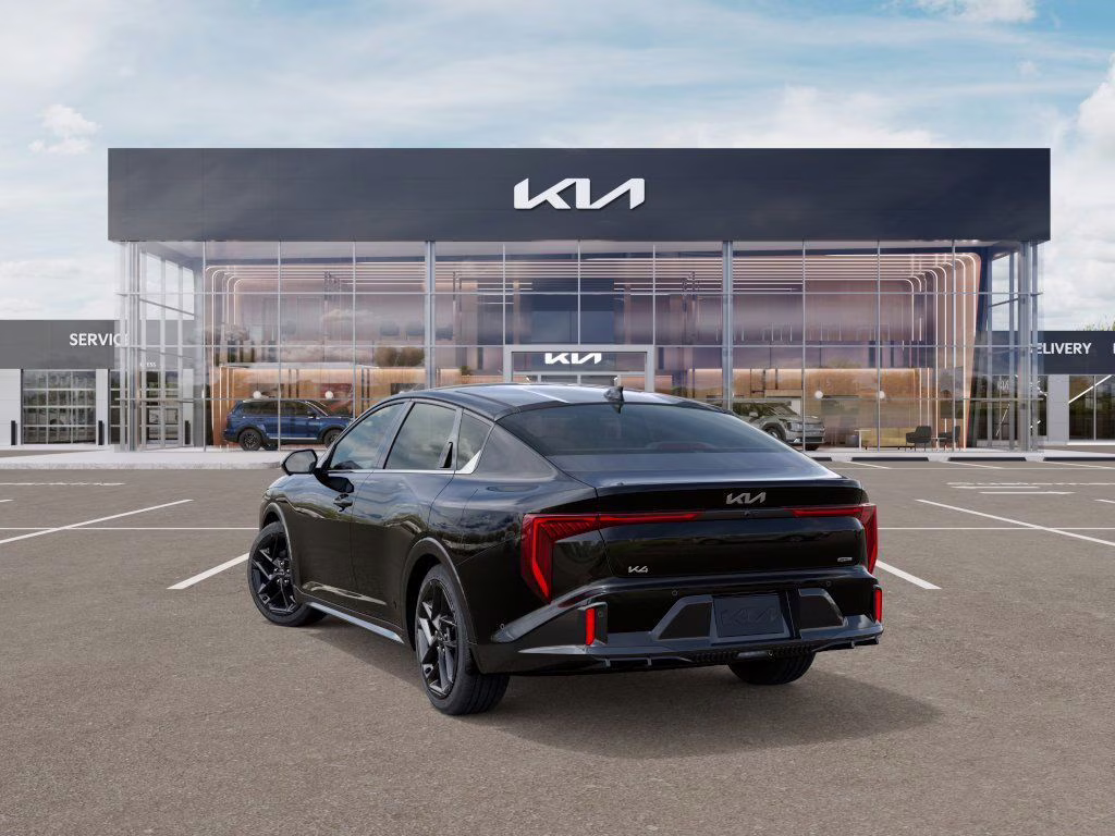 2025 Aurora Black Pearl Kia K4 GT-Line Turbo FWD Sedan