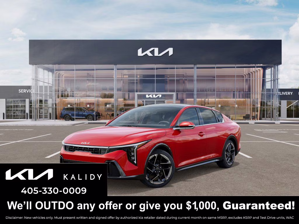 2025 Currant Red Kia K4 GT-Line FWD Sedan