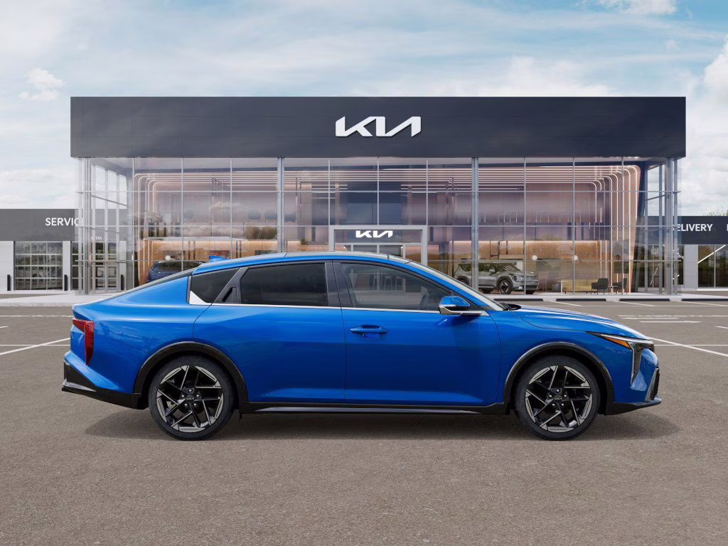 2025 Wave Blue Kia K4 GT-Line FWD Sedan