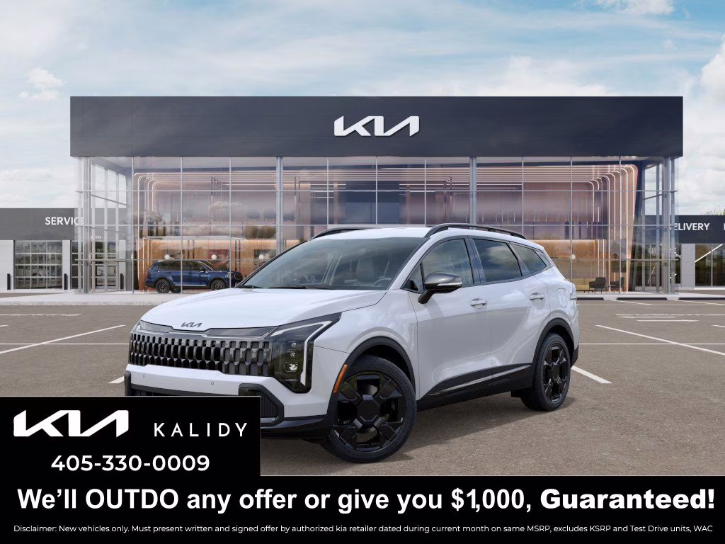 2026 Glacial White Pearl Kia Sportage X-Line AWD SUV