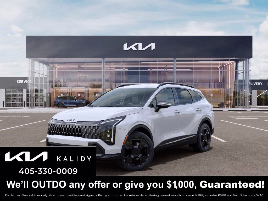 2026 Glacial White Pearl Kia Sportage X-Line AWD SUV