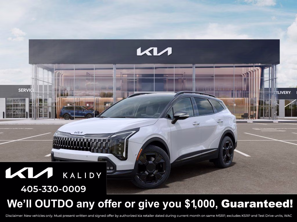 2026 Glacier White Pearl/Black Roof Kia Sportage X-Pro Prestige AWD SUV