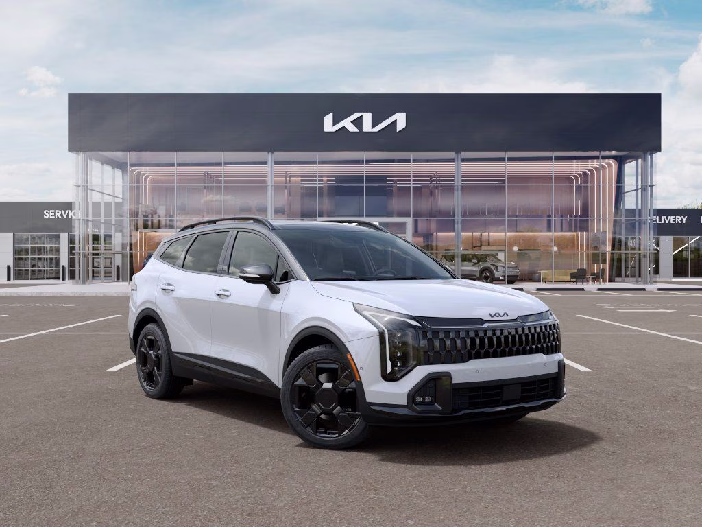 2026 Glacier White Pearl/Black Roof Kia Sportage X-Pro Prestige AWD SUV