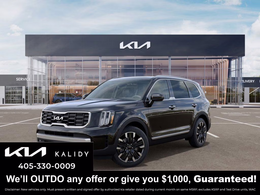 2025 Ebony Black Kia Telluride SX-Prestige AWD SUV