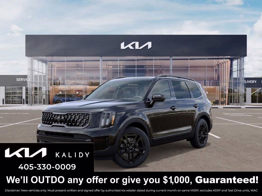 2025 Ebony Black Kia Telluride SX-Prestige X-Line AWD SUV