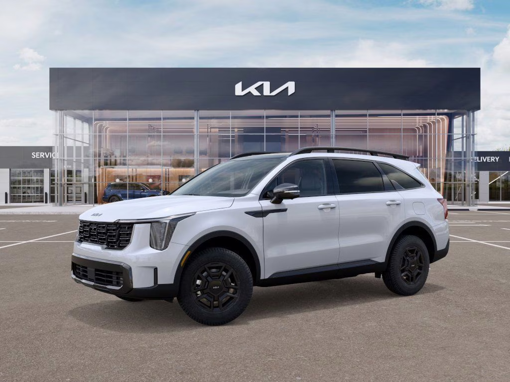 2026 Glacial White Pearl Kia Sorento X-Pro SX Prestige AWD SUV
